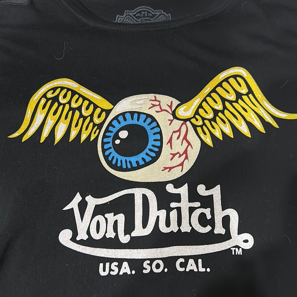 VON DUTCH FLYING EYE BALL T SHIRT